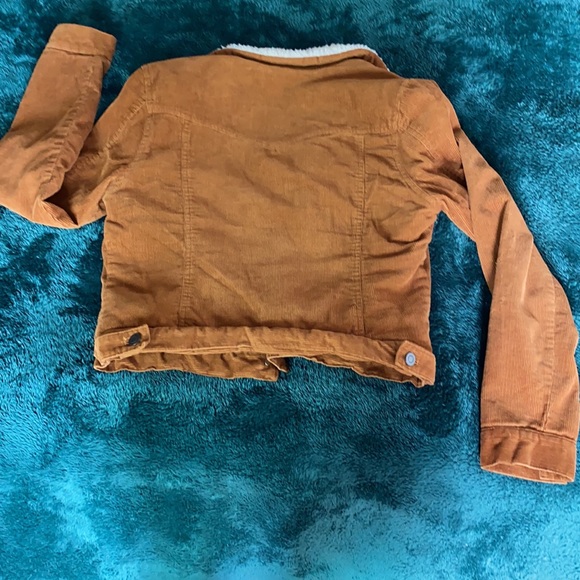 Brown Corduroy Jacket With Teddy Lining. In Great Condition. size Medium. - Picture 2 of 3